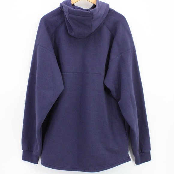 Paladin Hoodie Sweatshirt Mens Navy Blue Pullover Ombac Rugby Logo Cotton XL - Picture 8 of 10